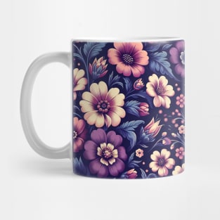 Purple Flowers Mug